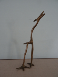 Vintage vogel. - koper of messing - VERKOCHT