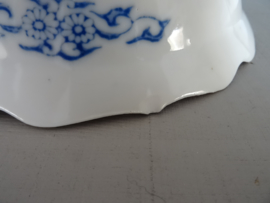 Japanse schaal blauw/wit/goud - VERKOCHT
