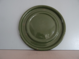 Schaal groen - emaille - VERKOCHT