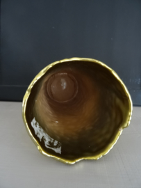 Vaas - goud/geel - VERKOCHT