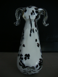 Glazen beeldje hond - hondje - glas - VERKOCHT