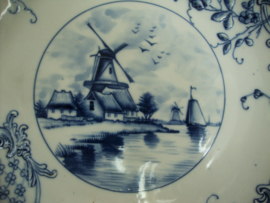 Delfts blauwe borden - molens - VERKOCHT