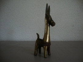 Vintage beeldje ezel - koper/messing - VERKOCHT