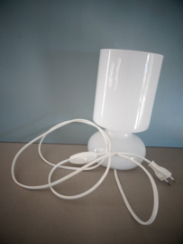 Vintage Ikea Lykta mushroom design lamp - wit glas - VERKOCHT