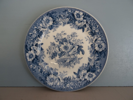 Bord Royal Sphinx - Balmoral - blauw/wit - bloemen - VERKOCHT