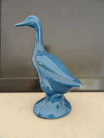 Beeldje eend - blauw - VERKOCHT