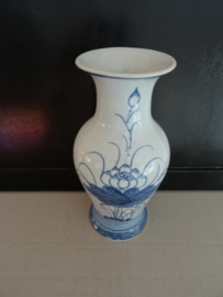 Vaas - Delfts blauw - handbeschilderd - VERKOCHT