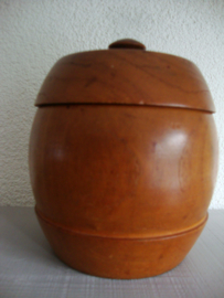 Houten tabakspot - VERKOCHT