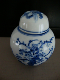 Gemberpotje blauw wit - VERKOCHT