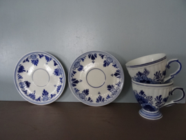 Kop en schotel Delfts blauw - Set van 2 - VERKOCHT