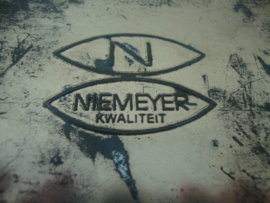 Oud blik trommel vogel - Niemeyer - VERKOCHT