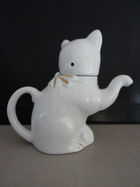 Chinees theepotje - poes - vintage - VERKOCHT