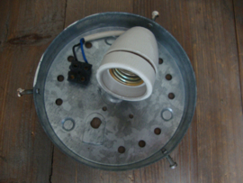 Vintage plafonniere vierkant - VERKOCHT