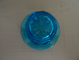 Glazen potje - blauw - Container - Made in Belgium - VERKOCHT