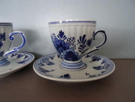 Kop en schotel Delfts blauw - Set van 2 - VERKOCHT