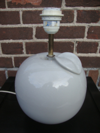 Vintage lamp - lampenvoet - appel - VERKOCHT