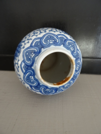 Gemberpot Chinees - blauw/wit - VERKOCHT