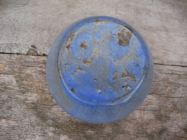 Rozensteker - aardewerk - keramiek -blauw - VERKOCHT