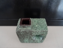Vintage vaasje groen - VERKOCHT