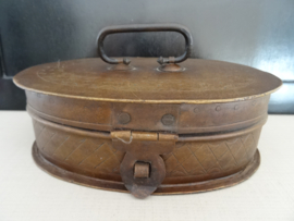Metalen doosje - kistje - rusty look - roestige uitstraling - VERKOCHT