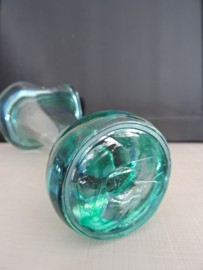 Glazen vaas - groen/blauw - VERKOCHT