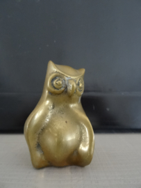 Koperen uiltje - vintage - VERKOCHT