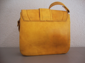 Vintage tas - geel - VERKOCHT