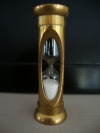 Zandloper koper of messing - VERKOCHT