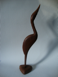 Houten kraanvogel - VERKOCHT