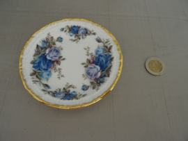 Set van 3 schaaltjes - Royal Albert - roos blauw - VERKOCHT