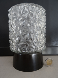 Vintage plafonniere - glas - VERKOCHT