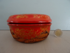 Chinese mandjes -  lak - VERKOCHT