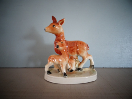 Vintage beeldje hertjes - VERKOCHT
