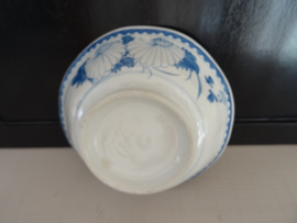 Oud schaaltje - blauw/wit - VERKOCHT