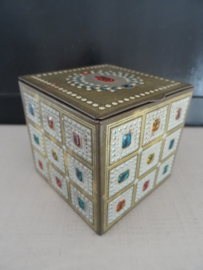 Vintage blik - trommeltje - VERKOCHT
