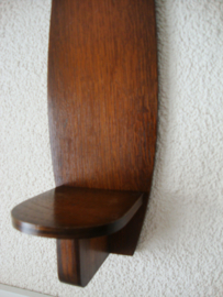 Houten wandplankje - console - VERKOCHT