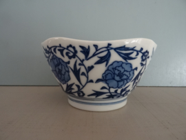 Schaaltje blauw/wit - VERKOCHT
