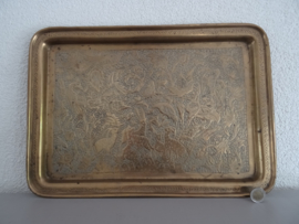Dienblad - koper of messing - VERKOCHT