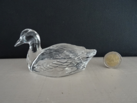 Beeldje eend - glas - VERKOCHT