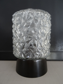 Vintage plafonniere - glas - VERKOCHT