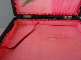 Lakdoos - sieradendoosje met lade - Chinees - vintage - VERKOCHT