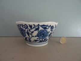 Schaaltje blauw/wit - VERKOCHT