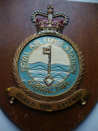 Wapenschild royal Air Force Station Gibraltar - VERKOCHT