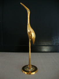 Messing kraanvogel - VERKOCHT