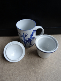 Theebeker met zeef - Chinees - VERKOCHT