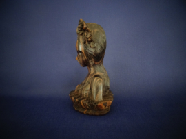 Houten beeldje Balinese vrouw - Aziatisch
