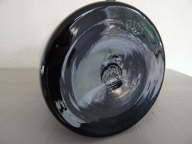Blauwe vaas - glas - VERKOCHT
