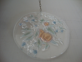 Raamhanger - bloemen - pasteltinten - VERKOCHT