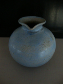 Keramiek - kan - kruik - blauw/grijs - VERKOCHT