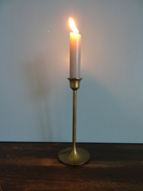Vintage kandelaar - koper of messing - VERKOCHT